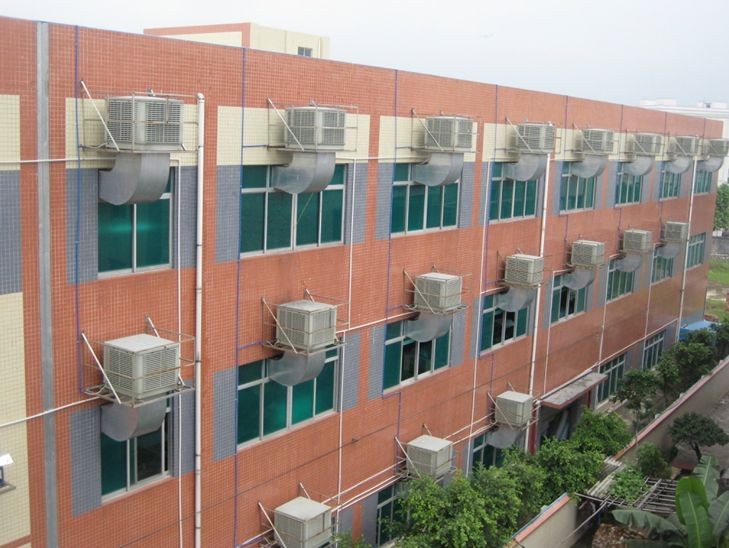 深圳電子廠環(huán)?？照{(diào)安裝案例